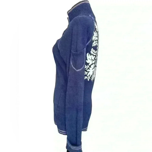 Athleta Cotton Blend Cardigan Jacket Zip Coat. Size XS, Runs Big Will Fit Small - Picture 2 of 9